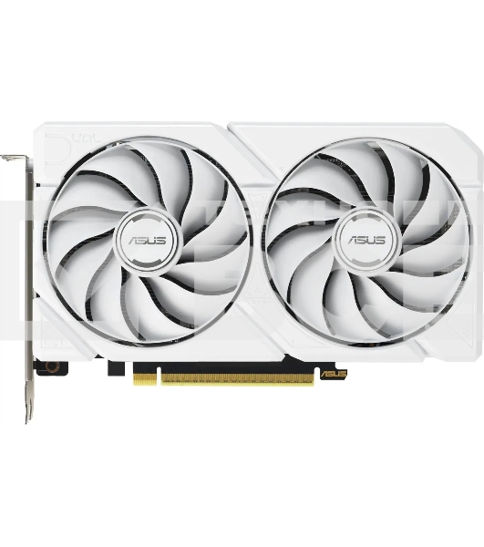 Видеокарта Asus DUAL-RX9060XT-16G-WHITE белый