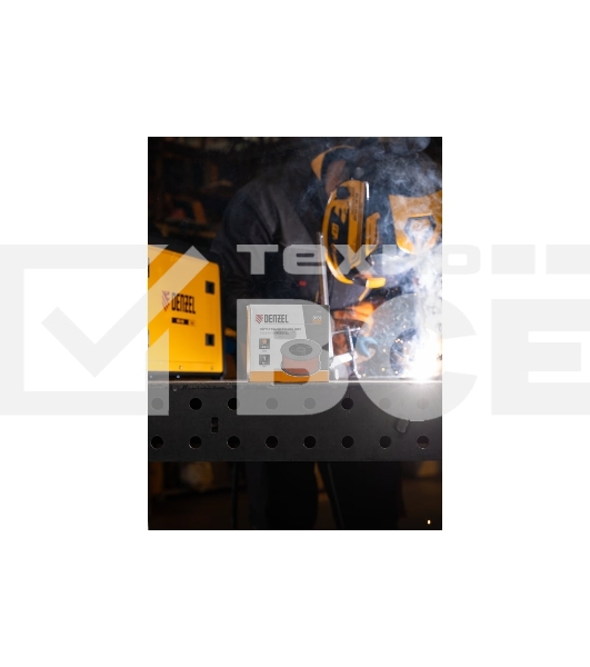 Омедненная проволока ER70S-6, диам. 0,8 мм, 1 кг, диам. катушки D100 Denzel