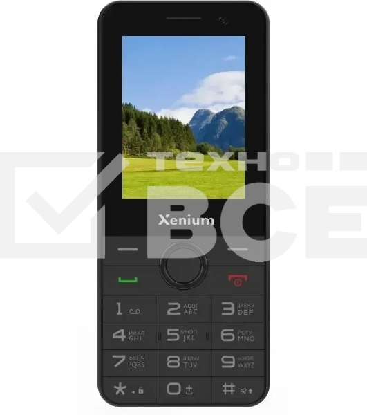 Мобильный телефон Xenium X900 черный моноблок 2.4' 320x240 Spreadtrum ThreadX RTOS 0.3Mpix GSM900/1800 MP3