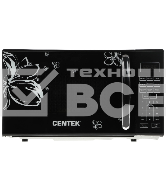 Микроволновая печь Centek CT-1579 черный, 20 л, 700 Вт, переключатели - сенсор