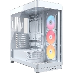 Корпус Corsair 4500X RS-R ARGB White, Midi-Tower, белый, 3 x 120 мм, фото 1