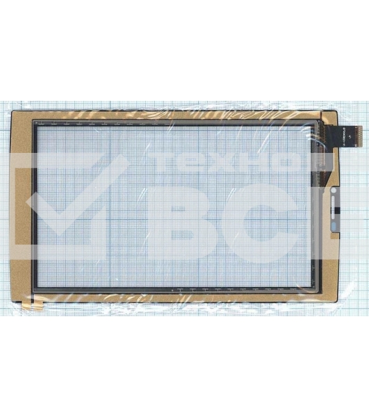 Сенсорное стекло (тачскрин) Micromax Canvas Tab P480. черное