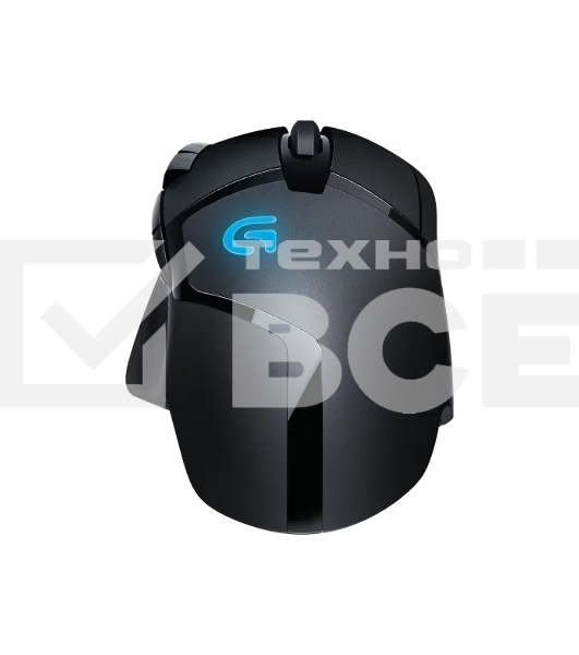 Мышь проводная Logitech G402 Hyperion Fury черный, 4000 dpi, USB, кнопки - 8