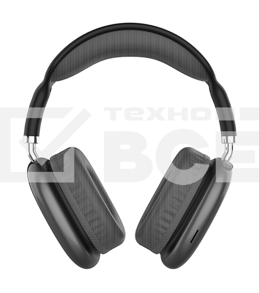 Гарнитура Bluetooth QUMO Emotion (ВТ 0091)  MicroSD  AUX  накладная  Bluetooth 5.3  360 мА  10ч  черный