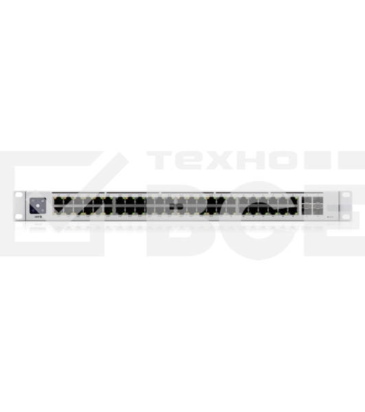 Коммутатор PoE в стойку UniFi Switch 48 PoE USW-48-PoE-EU Ubiquiti 48х 1G RJ45, 4х SFP, раздача 195 Вт, (072146)