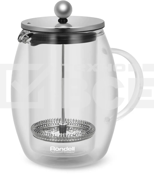 Френч-пресс с двойными стенками 0,6 л Rondell RDS-1821 Calypso