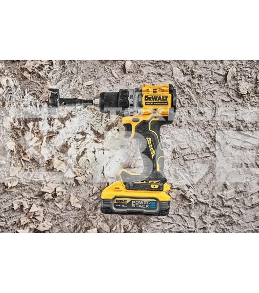 Дрель-шуруповерт DeWalt DCD800H2T-QW, Аккумуляторная, 18В, 2 АКБ, Ударная, Кейс