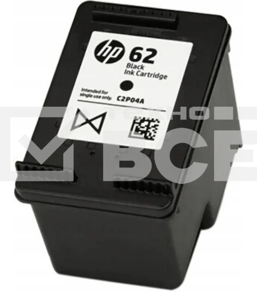 Картридж струйный HP 62 C2P04AE черный (200 стр.) для HP OJ 200