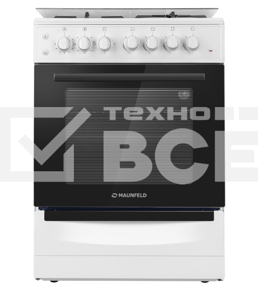 Газовая плита с электрической духовкой Maunfeld MGC60ECW04