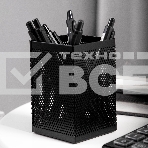 Подставка Deli E908 для письменных принадлежностей черный металл сетка, фото6