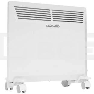 Конвектор Starwind SHV5210, белый, 1000 Вт, 15 м2, термостат, 2 режима мощности