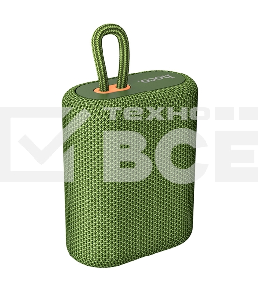Портативная колонка  HOCO BS47, зеленый, ткань