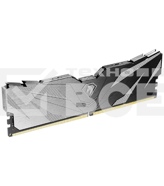 Оперативная память Netac Shadow II, DDR5, 32GB (2x16GB), 6000 MHz, CL38, DIMM, с радиатором, RGB, черный