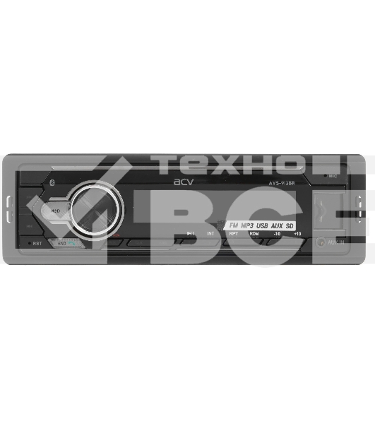 Автомагнитола ACV AVS-912BR 1DIN 4x50Вт