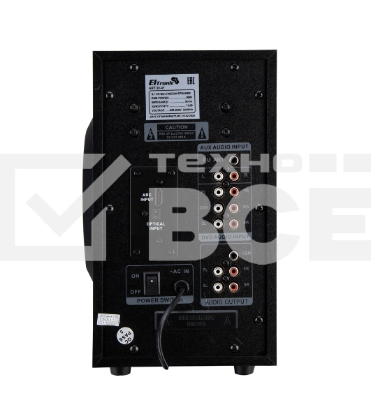 Акустическая система ELTRONIC (30-47) HOME SOUND - черный