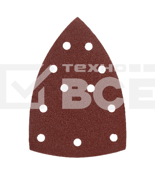 Треугольник абразивный Denzel на ворc. подложке под 