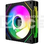 Вентилятор для корпуса Bloody CF-12 LCD ARGb 120х120x25 черный 4-pin 32дБ (упак.:1шт) (CF-12-ARGb120-BK) Ret, фото6