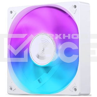 Вентилятор для корпуса JONSBO SL-120CW (120x120x25мм, 4-pin PWM, FRGb, 59.48CFM, 32.0dBA, 1500RPM, белый)