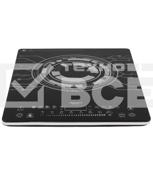 Плита настольная индукционная Atlanta ATH-1760 черный