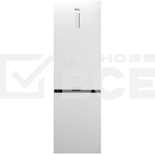 Холодильник DeLonghi DCS 19NFI BB DAMIANO белый двухкамерный 230/100л морозилка снизу, No Frost