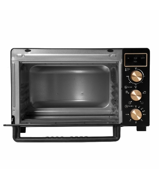 Мини-печь Kraft KF-MO 3506 KGLB (черный/золото) с дисплеем