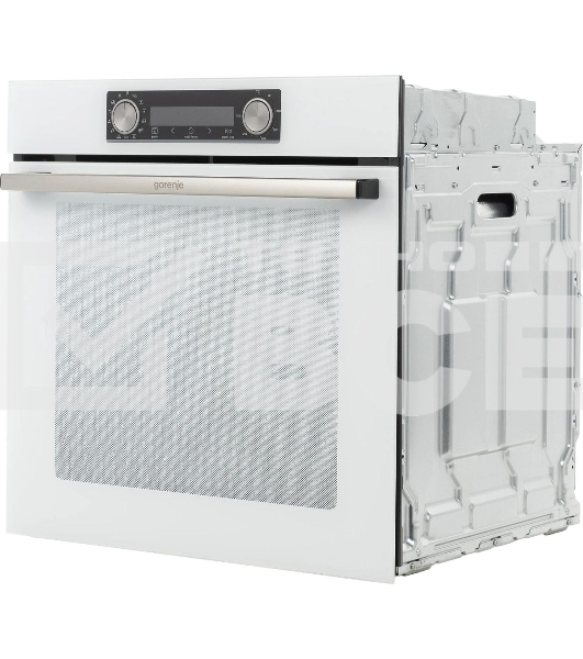 Встраиваемая электрическая духовка 60 см Gorenje Полезный объем: 77 л, Сенсорный программатор IconLED, Плавное открывание и закрывание дверцы, Решетка, Частично выдвижные телескопические направляющие на 1-м уровне, Дверца CompactDoor: 2 стекла + 1 термослой, Механический замок дверцы, Габаритные размеры (вхшхг): 59,5 59,5 56,4 см, Вес (брутто/нетто): 31/29 кг