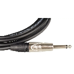 Кабель гитарный FORCE FGC-09/31/4' TS Jack - 1/4' TS Jack, высококачественный, малошумящий с проводниками из безкислородной меди OFC, диаметр 6 мм, профессиональные металлические разъемы, длина 3 м, цвет черный, фото4