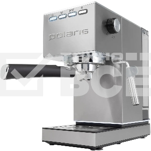 Кофеварка рожковая Polaris PCM 1542E Adore Crema нержавеющая сталь, исп. кофе - молотый, 1.2 л, 1350 Вт, 15 Бар.