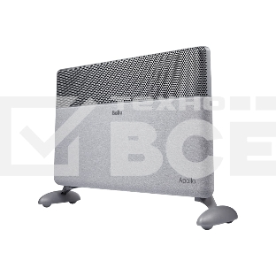 Конвектор Ballu Apollo digital INVERTER Moon Gray BEC/ATI-2501 серый, 2500 Вт, 30 м2, термостат, дисплей, WiFi