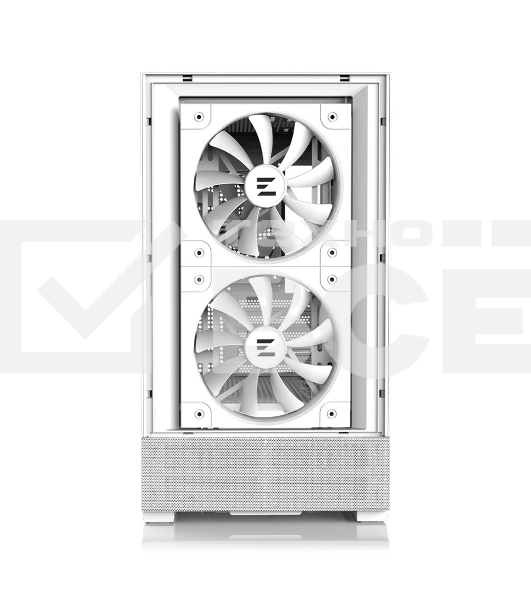 Компьютерный корпус ZALMAN P30 AIR, MATX, WHITE, WINDOW, 2xCombo (3.5'' or 2.5''), 3x2.5