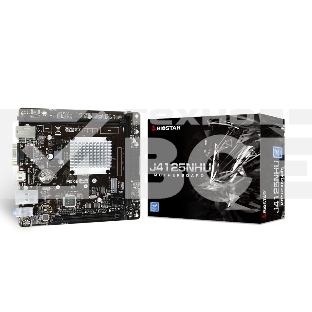 Материнская плата Biostar J4125NHU, BGA1090, Intel SoC, 2xDDR4, 2xSATA, 1xM.2 (PCIe 2.0 x2), 1xPCIe 2.0 x1, 1xHDMI, 1xVGA, 1x 1Gb LAN, 2xUSB-A 2.0, 2xUSB-A 3.2 Gen 1, 3x3.5 мм, 7.1, Mini-ITX