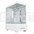 Компьютерный корпус Powercase Vision Micro M, Tempered Glass, белый, mATX  (CVMMW-L0), фото 1