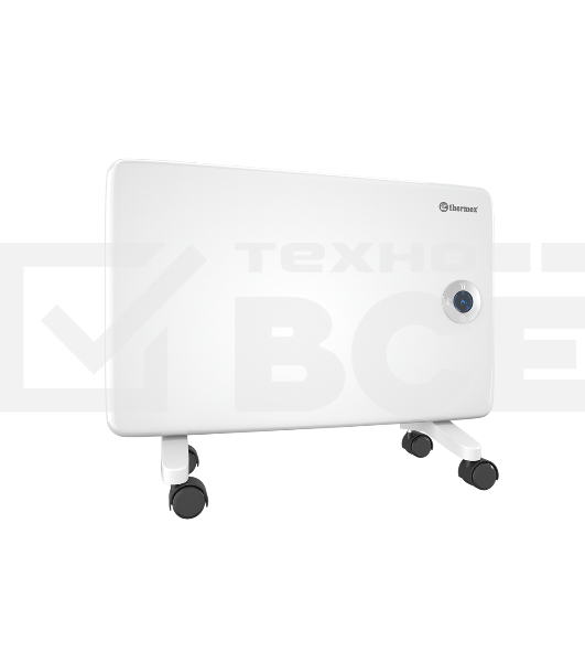 Конвектор Thermex Frame 1000E белый, 1000 Вт, 15 м2, термостат, дисплей