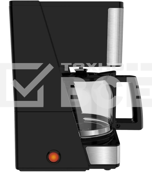 Кофеварка капельная Vitek VT-8384 (MC) черный/серебро, молотый, 0.75 л, 700 Вт