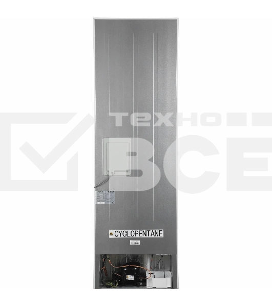 Холодильник Hyundai CC35083F белое стекло двухкамерный 240/95л морозилка снизу, No Frost