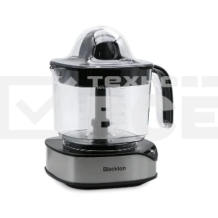 Соковыжималка Blackton Bt J1113 Black-Steel, Мощность 40 Вт, Объем кувшина 1.2 л, AC мотор, 2 сменные насадкию, Индикатор уровня сока , Прорезиненные ножки, Длина шнура электропитания 1 м, Напряжение 220-240 В, 50/60 Гц