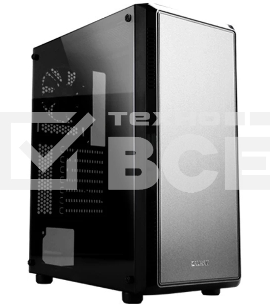 Компьютерный корпус ZALMAN S4, ATX, BLACK, WINDOW, 1x5.25