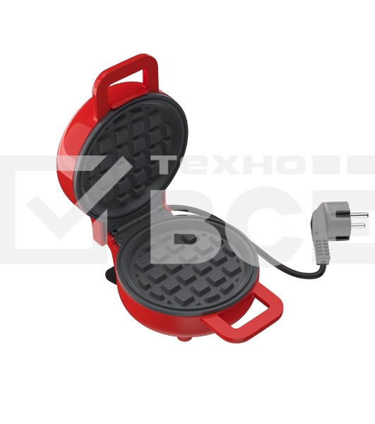 Вафельница для венских вафель Maxvi SM552P красный