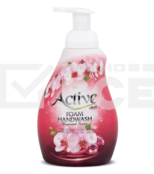 Пенка для мытья рук Active 500 мл. Розовый свет (511801097)