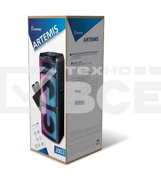 Портативная акустика Smartbuy (SBS-5750) ARTEMIS, черный