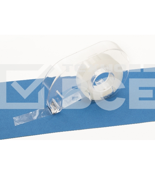 Клейкая лента двухсторонняя Silwerhof прозрачная, ширина 12мм, длина 12.7м полипропилен на диспенсере