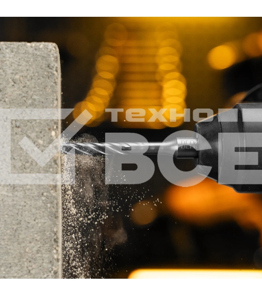 Бур по бетону Denzel цельная крестовая пластина, 6x115 мм, SDS PLUS