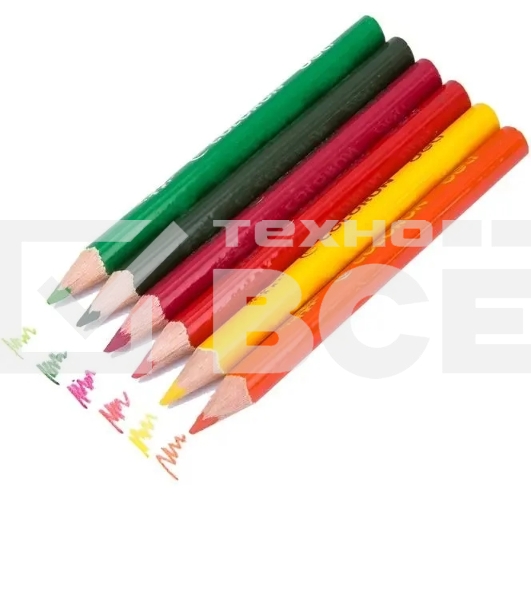 Карандаши цветные Deli EC00400 ColoRun, трехгранный профиль, тополь, 12 цветов, коробка с европодвесом