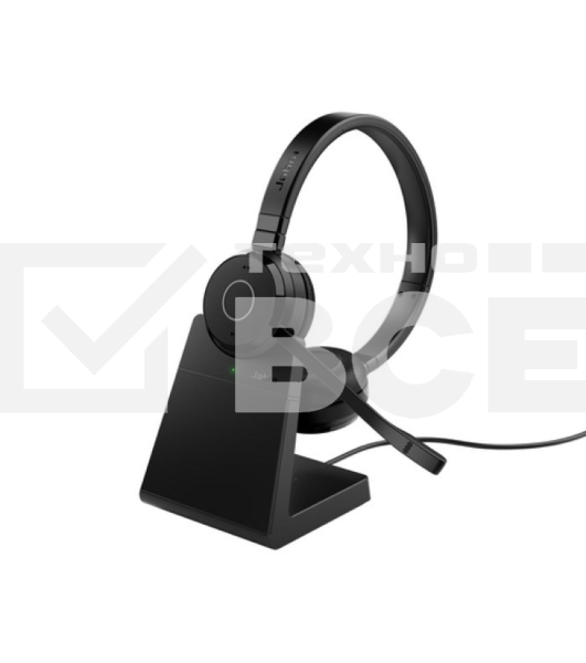 Беспроводная гарнитура Jabra Evolve 65 TE, Link 390a MS Stereo Stand