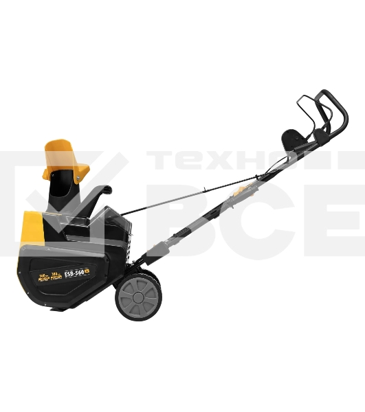 Снегоуборочная машина аккумуляторная Denzel ESB-560Li, 560 мм, 40В, 2 АКБ 5 Ач, ЗУ, метал. шнек