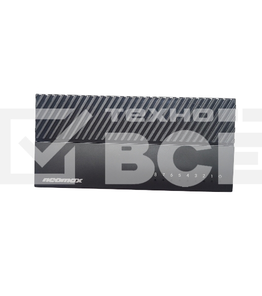 Коммутатор неуправляемый NEOMAX NMS-108P-100-P, 8 портов 100 Mbps, пластик