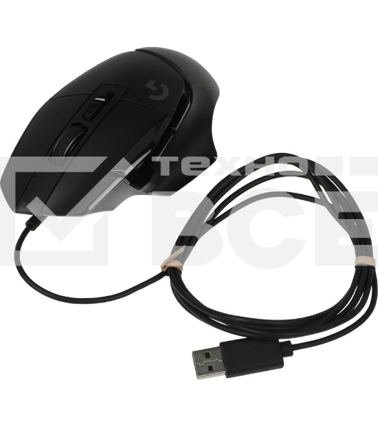 Мышь проводная Logitech G502 X черный, 25600 dpi, USB, кнопки - 13