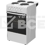 Плита электрическая Darina 1B EM 341 406 W белый/черный, конфорок 4 шт, духовка 50 л, 50 см x 85 см x 56 см, фото2