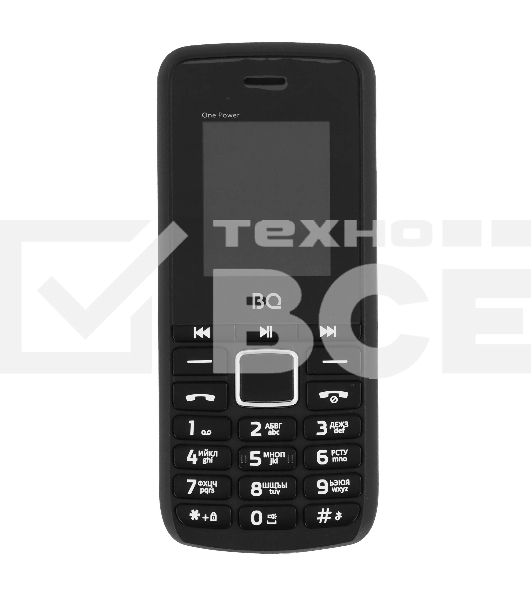 Мобильный телефон BQ 1846 One Power черный/серый