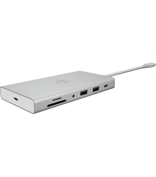 USB-концентратор Razer RC21-02250200-R3M1, USB Type-C, USB/HDMI/RJ-45/micro SD/SD/Jack 3.5мм, USB Type-C